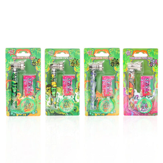 Gorilla Set  Glas Pfeife 3tlg.